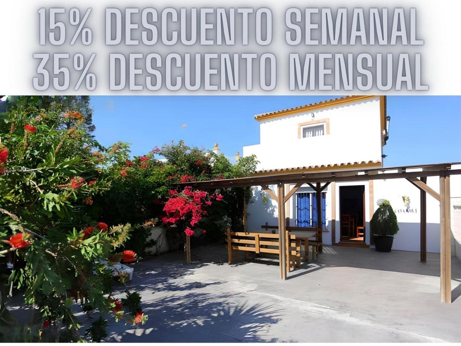엘 팔마르 Casa Familiar 150 Metros De La Playa El Palmar 빌라 외부 사진